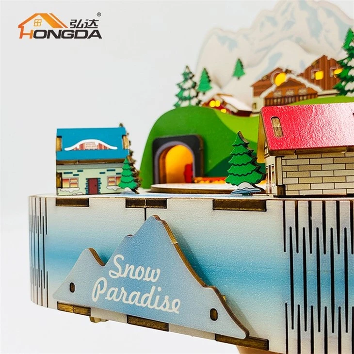 Factory Direct Delivery Childrens Gift Handmade Wooden Music Boxes