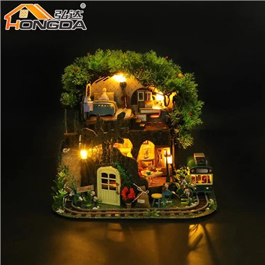 Set minijaturnih kućica za lutke 3D puzzle