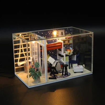 Hongda minijaturni pribor Mala dječja kućica s igračkama Komplet za minijaturnu kuću Diy House