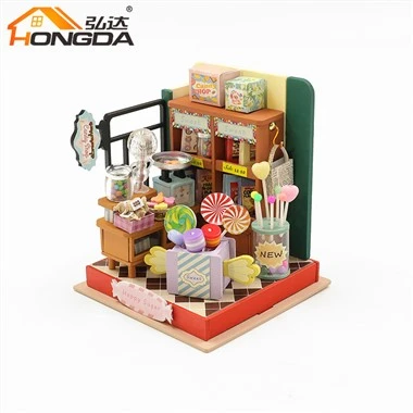 Hongda S2305 Happy Sugar Visokokvalitetna DIY kuća sa svjetlom i poklopcem za prašinu